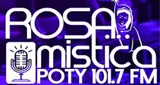 Logo da Radio Rosa Mística Poty 101.7