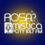 Logo da Radio Rosa Mística Poty 101.7 FM