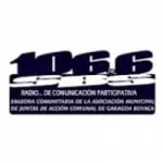 Logo da Radio Santa Barbara Stereo 106.6 FM