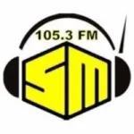 Logo da Radio Santa Mónica 105.3 FM