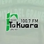 Logo da Radio Takuara 100.7 FM