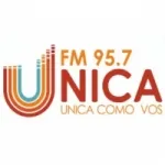 Logo da Radio Unica 95.7 FM