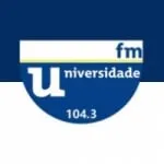 Logo da Radio Universidade 104.3 FM