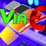 Logo da Radio Vía E 104.7 FM