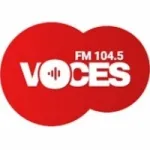 Logo da Radio Voces 104.5 FM