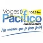 Logo da Radio Voces del Pacifico 106.6 FM