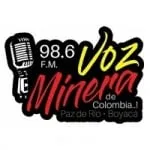 Logo da Radio Voz Minera de Colombia 98.6 FM