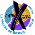 Logo da Radio WCCM LatinX 1490 AM 103.7 FM