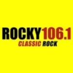 Logo da Radio WRQE Rocky 106.1 FM