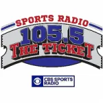 Logo da Radio WYKT The Ticket 105.5 FM