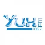 Logo da Radio Yuh 106.2 FM