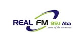 Logo da Real 99.1 FM Aba