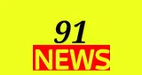 Logo da Rede News Internacional 91.1 FM