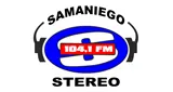 Logo da Samaniego Estereo