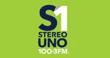 Logo da Stereo Uno 100.3 FM