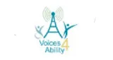 Logo da Voices 4 Ability Radio