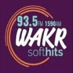 Logo da WAKR 1590 AM 93.5 FM