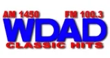 Logo da WDAD 1450 & 100.3 FM