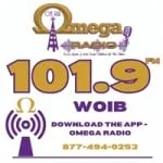 Logo da WOIB-LP Omega Radio 101.9 FM