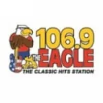Logo da WWEG 106.9 FM The Eagle