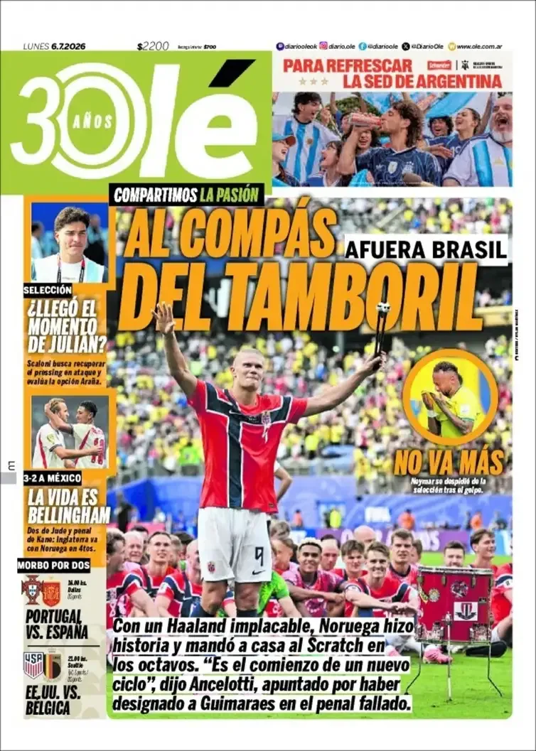Com críticas, adeus do Brasil à Copa estampa jornais mundo afora